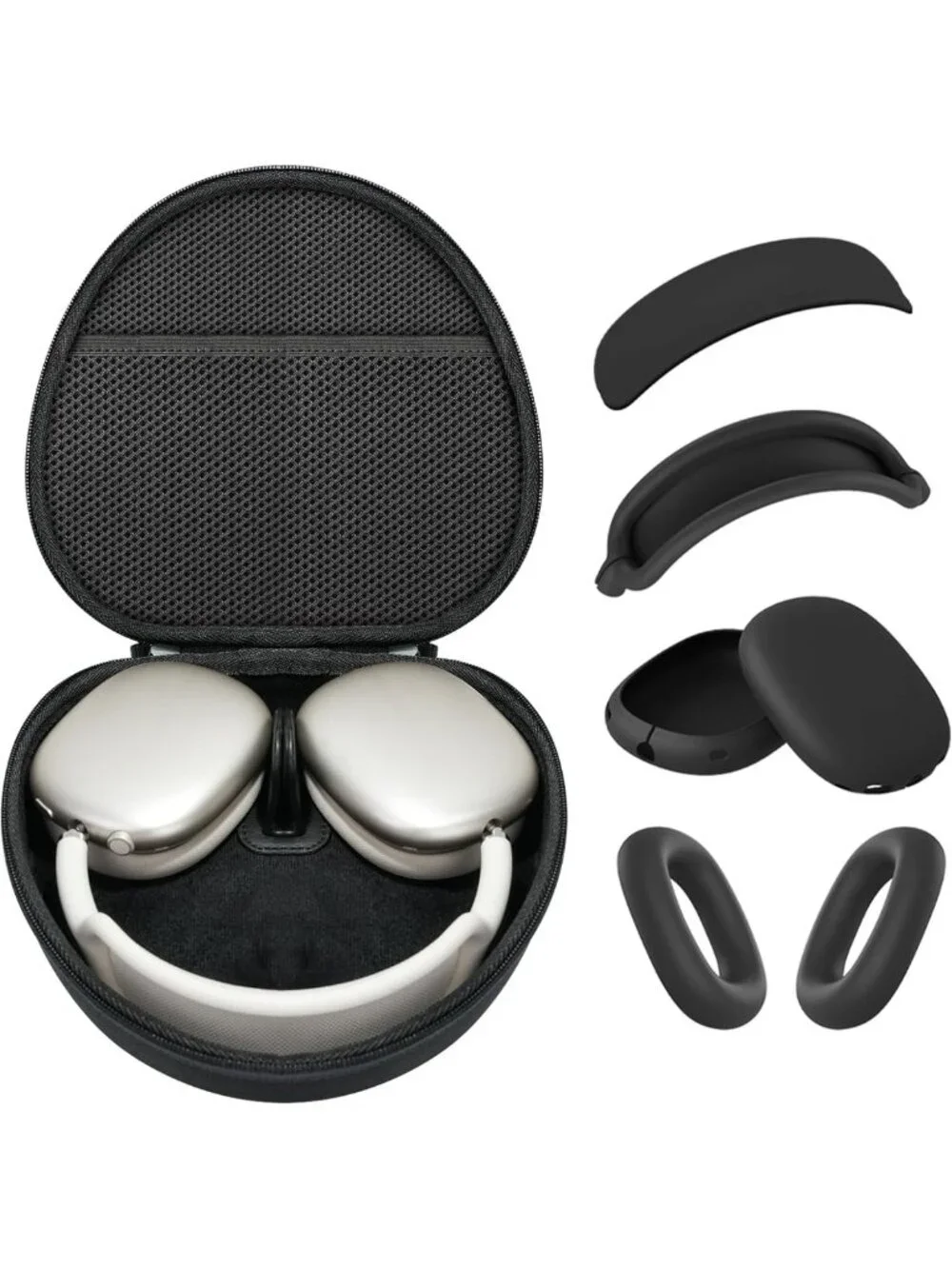 Travel Hard Case for AirPods Max 2 - Protective Storage Bag with Earpad
